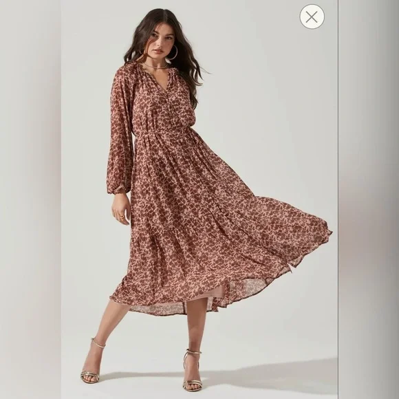 chinese dress ladies Quinn Floral Cutout Maxi Dress